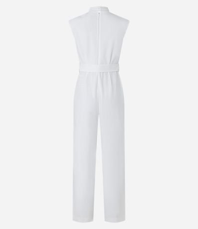 Mono sin Manga en Crepé con Hombrera y Cinturón 7