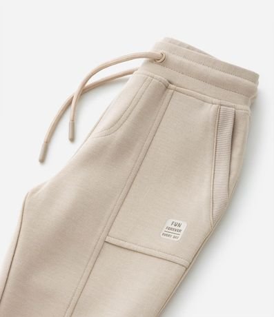 Pantalón Infantil en Modal con Recortes y Bolsillos - Talle 1 a 6 años 5