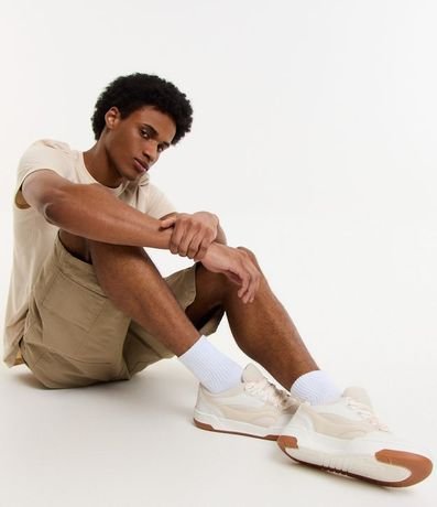 Championes Street Caña Corta en Pu con Recortes de Contraste 7