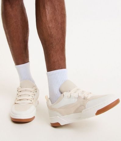 Championes Street Caña Corta en Pu con Recortes de Contraste 2