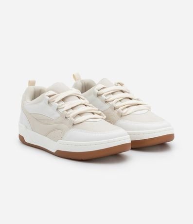 Championes Street Caña Corta en Pu con Recortes de Contraste 3