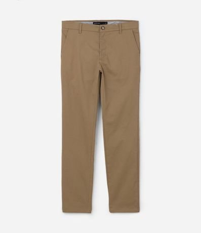 Pantalón Slim en Sarga con Bolsillos Cuchillo 1