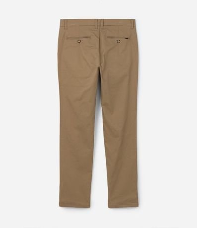Pantalón Slim en Sarga con Bolsillos Cuchillo 2