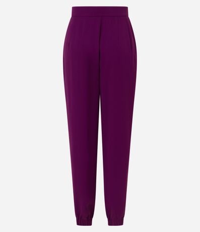 Pantalón Jogger en Crepé con Pliegues 6