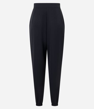 Pantalón Jogger en Crepé con Pliegues 6