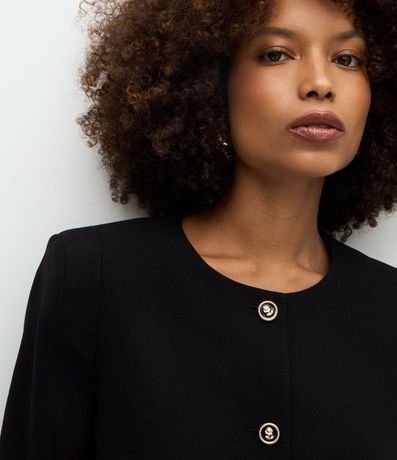 Saco en Crepé con Botones Diferenciados 2