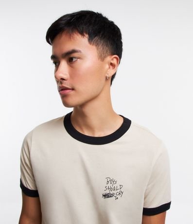 Remera Baby Tee en Algodón y Estampa Boys Should Cry 4