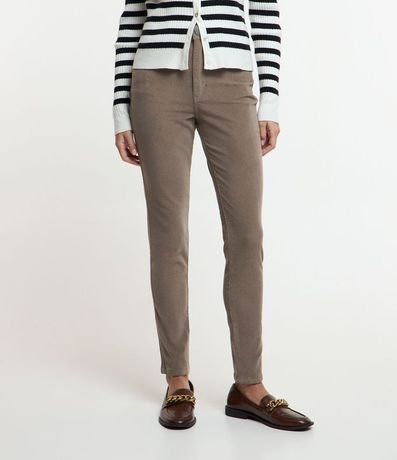 Pantalón Skinny en Terciopelo Cotelê 3