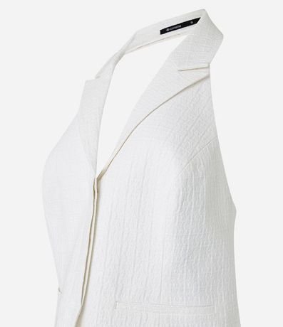 Chaleco Espalda Abierta en Tweed Texturizado 6