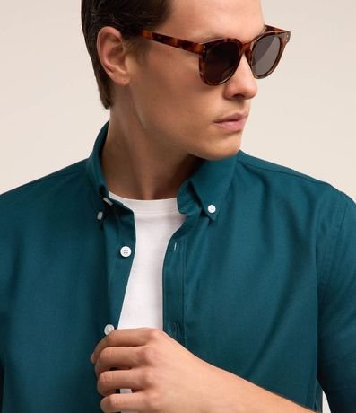 Camisa Comfort en Oxford con Cuello Inglés 6