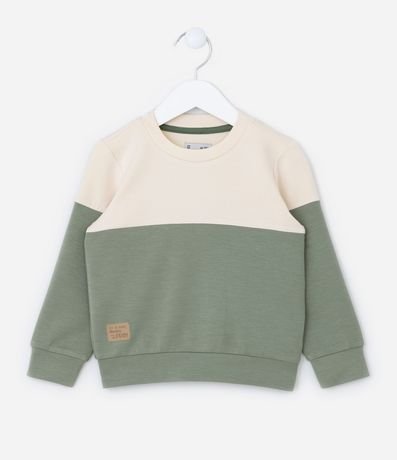 Buzo Infantil en Modal con Recortes - Talle 1 a 6 años 2