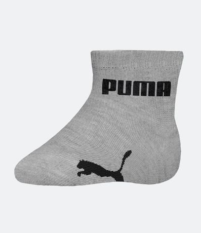 Kit 02 Medias Infantiles en Algodón Puma - Talle 17 a 24 meses 3