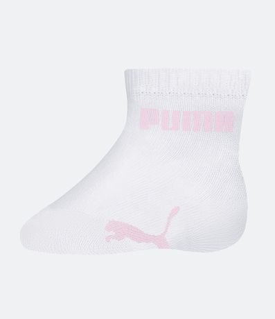 Kit 02 Medias Infantiles en Algodón Puma - Talle 17 a 24 meses 2