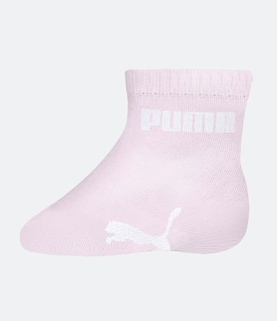 Kit 02 Medias Infantiles en Algodón Puma - Talle 17 a 24 meses 4