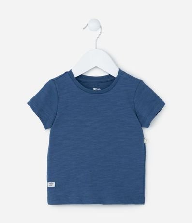 Remera Básica Infantil con Tag Happy Kids - Talle 3 a 18 meses