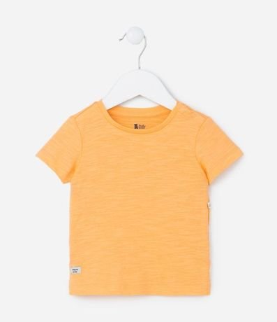 Remera Básica Infantil con Tag Happy Kids - Talle 3 a 18 meses