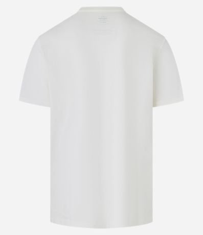 Remera Comfort en Algodón Peruano con Lettering en el Pecho 6