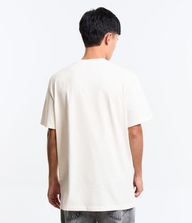 Remera Comfort en Algodón Peruano con Lettering en el Pecho 3