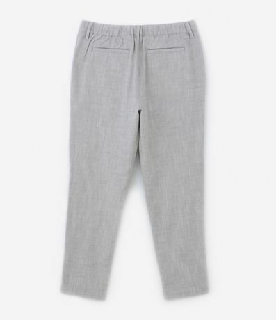 Pantalón Relaxed en Oxford de Algodón con Lazo en la Cintura 6