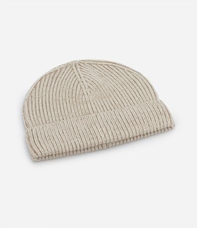 Gorro en Punto con Textura Acanalada