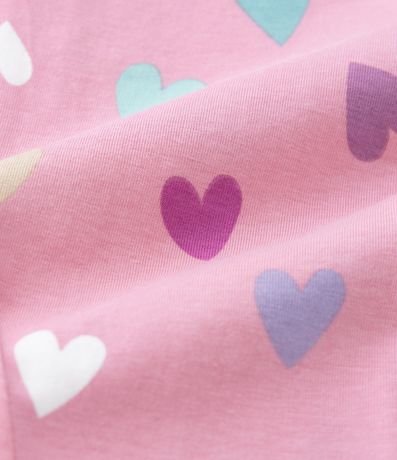 Pantalón Legging Infantil con Estampa de Corazones - Talle 1 a 5 años 3