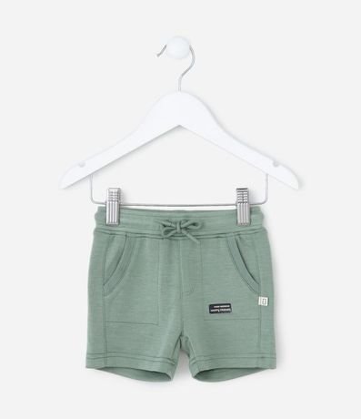 Bermuda Infantil en Modal con Bolsillos - Talle  0 a 18 meses