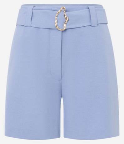 Short Sastrería con Cinturón con Hebilla Diferenciada 4