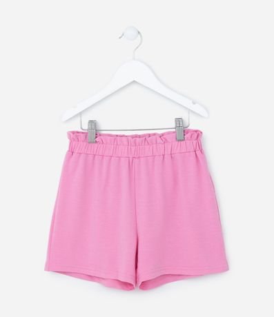 Short Clochard Infantil con Cintura Elástica - Talle 5 a 14 años