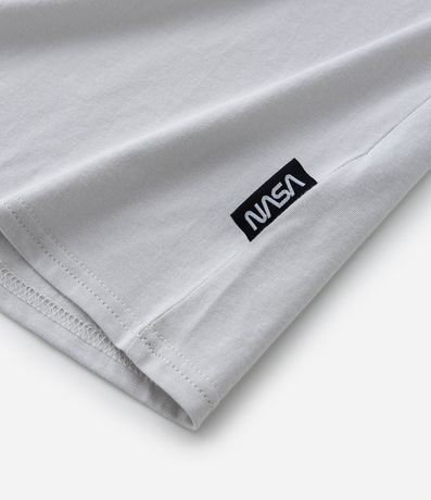 Remera Infantil con Estampa en Relieve Holográfico NASA - 5 a 14 3