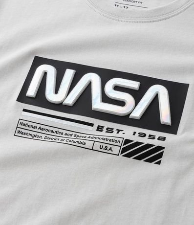 Remera Infantil con Estampa en Relieve Holográfico NASA - 5 a 14 5