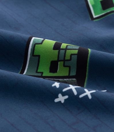 Bermuda Infantil con Estampa Minecraft - Talle 4 a 12 años 3