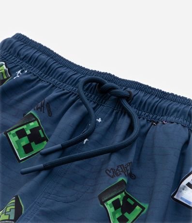 Bermuda Infantil con Estampa Minecraft - Talle 4 a 12 años 5