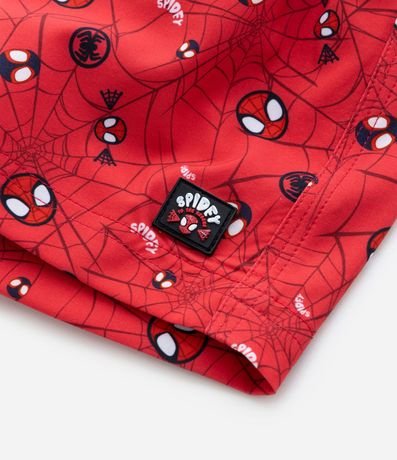 Bermuda en Microfibra con Estampa Spidey - Talle 1 a 5 años 5