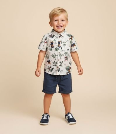 Camisa Infantil en Algodón Estampa Paw Patrol - Talle 1 a 5 años