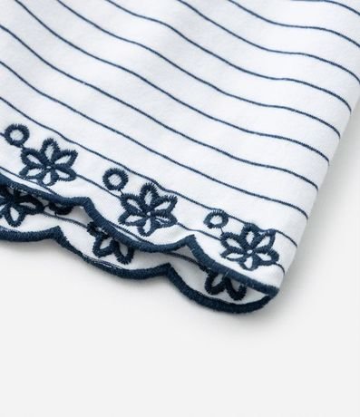 Short Clochard Infantil con Bordado Floral - Talle 1 a 5 años 4