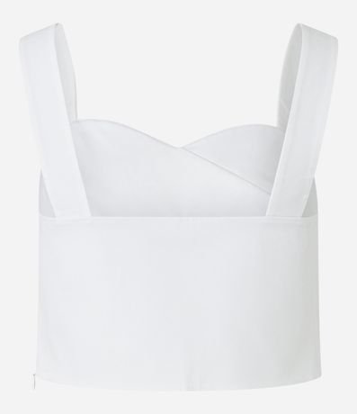 Top en Crepé con Escote Corazón y Pliegues 5