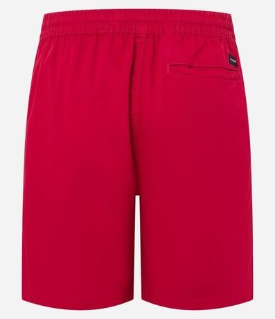 Bermuda en Sarga con Cintura Elástica y Cordón 7