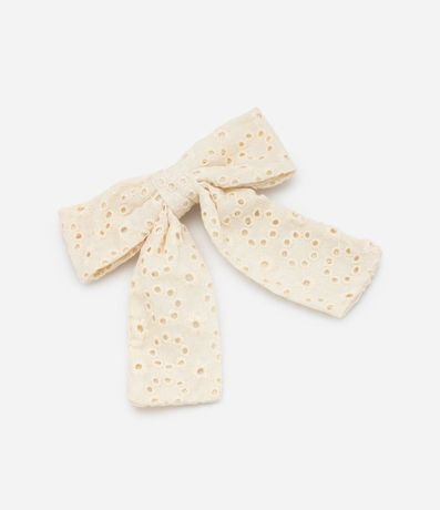 Pinza para el Pelo Lazo en Broderie - Talle Ú
