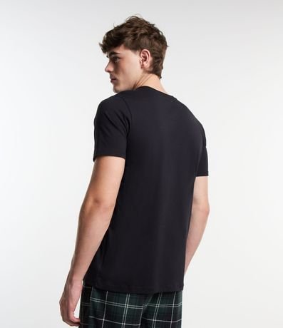 Remera de Pijama en Algodón con Manga Corta 3