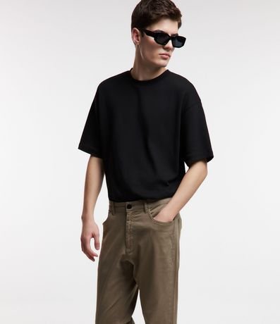 Pantalón en Sarga con Bolsillos 4