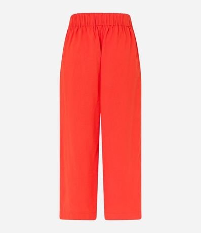 Pantalón Pantacourt en Viscosa con Botones Delanteros 6