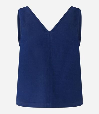 Musculosa en Viscosa con Escote V 5