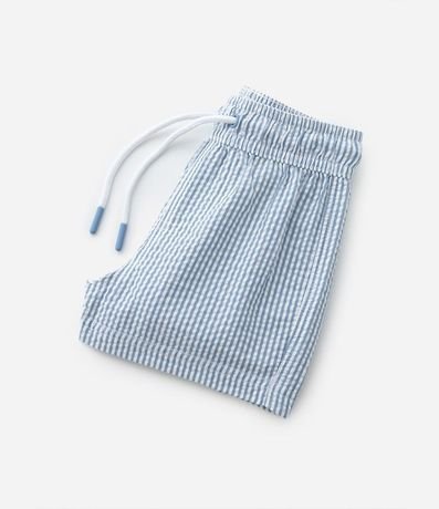 Bermuda Infantil en Microfibra con Textura y Rayas - Talle 1 a 5 años 3