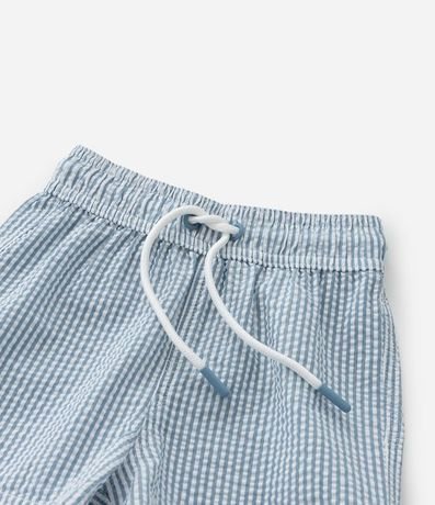 Bermuda Infantil en Microfibra con Textura y Rayas - Talle 1 a 5 años 6