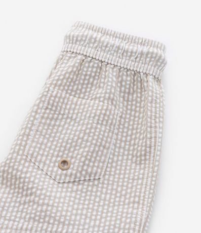 Bermuda Infantil en Microfibra con Textura y Rayas - Talle 1 a 5 años 5