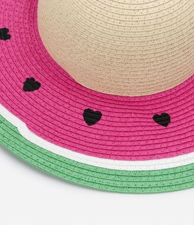Sombrero de Paja Infantil con Estampa Sandia 4