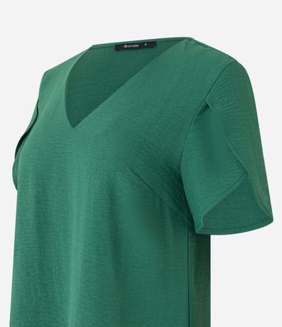 Blusa con Manga Tulipán y Efecto Airflow 8