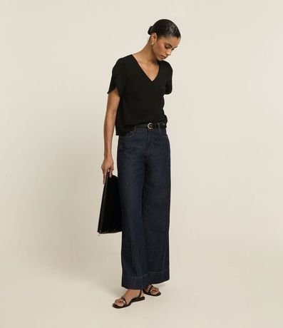 Blusa con Manga Tulipán y Efecto Airflow 2