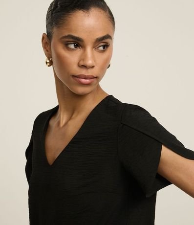 Blusa con Manga Tulipán y Efecto Airflow 4