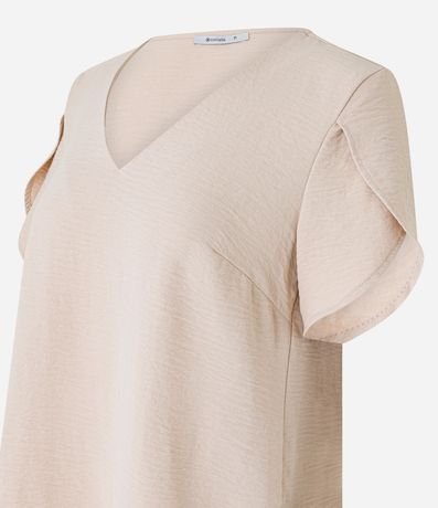 Blusa con Manga Tulipán y Efecto Airflow 8